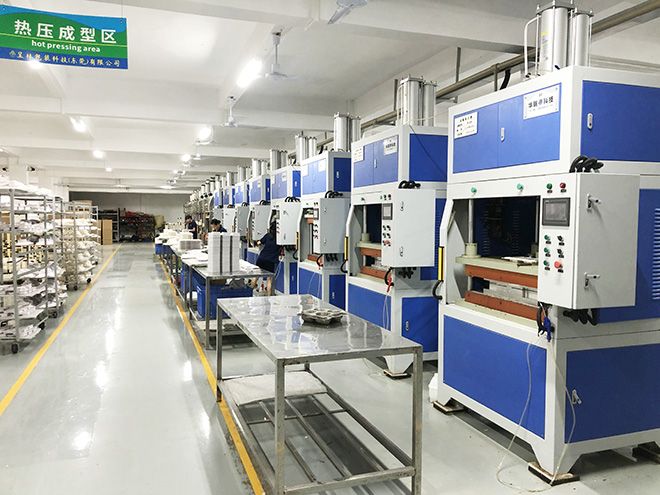 热压成型区